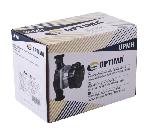 Насос циркуляційний енергоощадний Optima PRIME UPMH 25-90AUTO 180мм + гайки