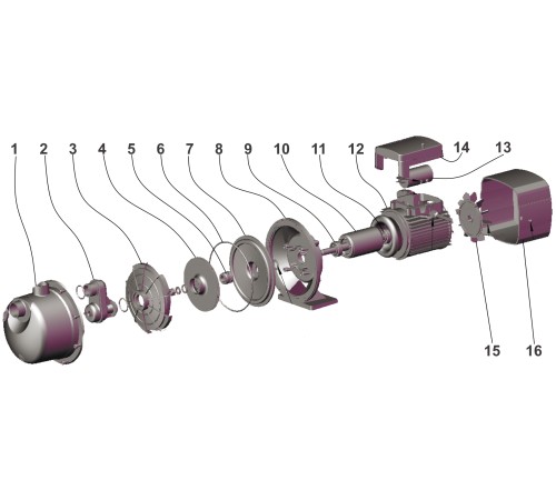 Насос відцентровий Optima JET150S PRIME 1,3кВт