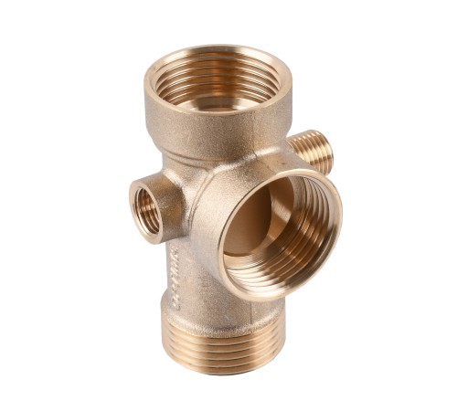 Гребінка 5-ти ходова 80мм (п'ятірник) OPTIMA з виходами 1/4″вр 1/4″зр на одній осі (DS 005 C)