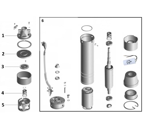 Насос свердловинний вихровий VOLKS pumpe PM 4SKm100 0.75кВт + кабель 10м