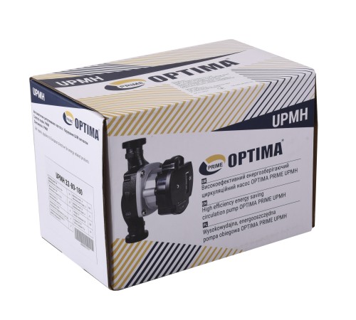 Насос циркуляційний енергоощадний Optima PRIME UPMH 32-80AUTO 180мм + гайки